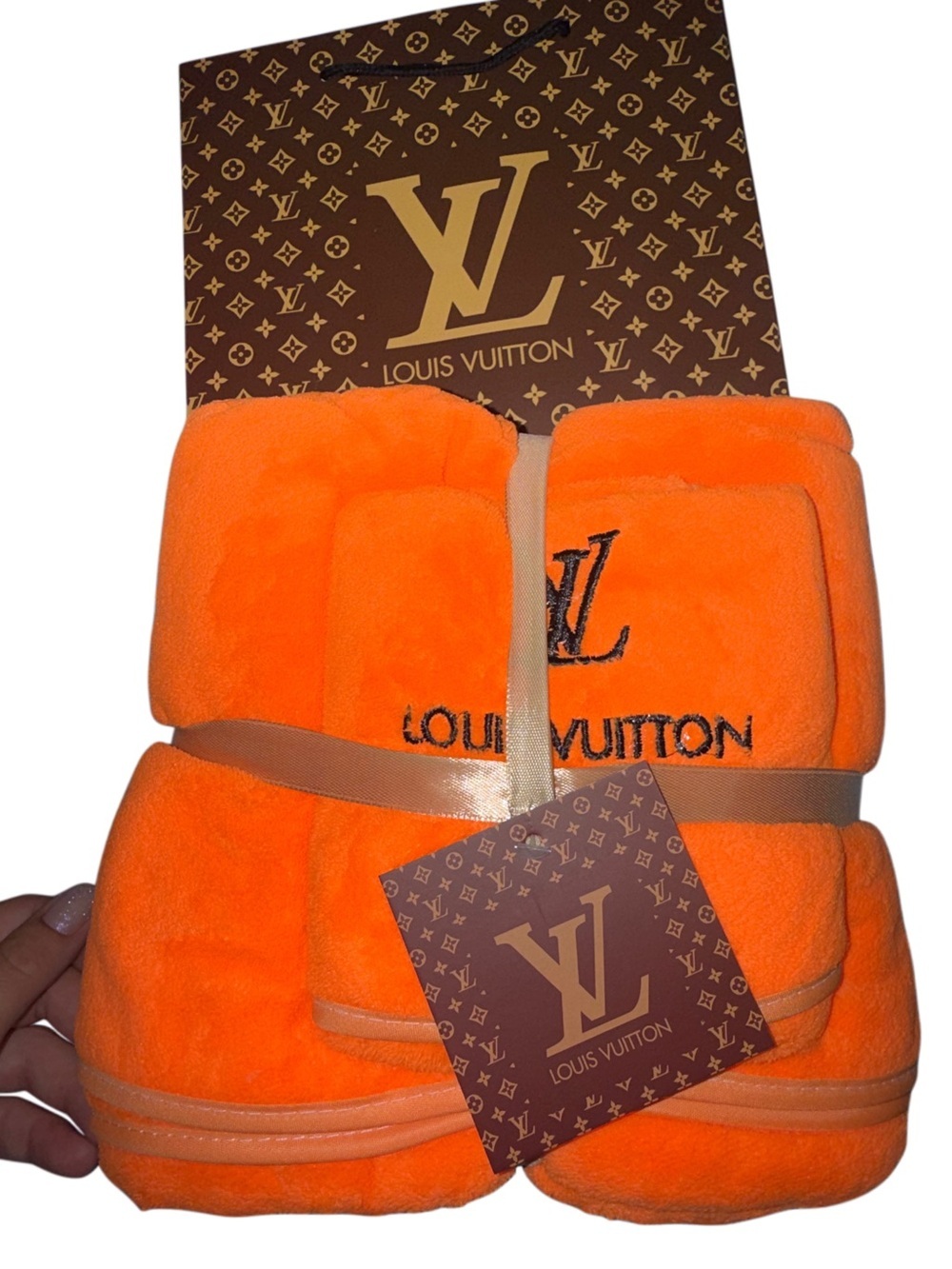 Luxury Inspired Orange Towel Set